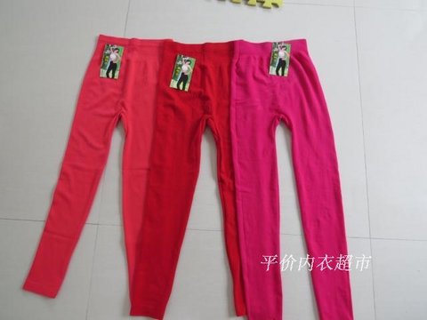 Quần nữ Quần dài Một mảnh Eo cao Cơ thể Cotton Wool Xà cạp giữ ấm Dài cộng với Mỡ cỡ lớn 2 quần legging cho bé gái